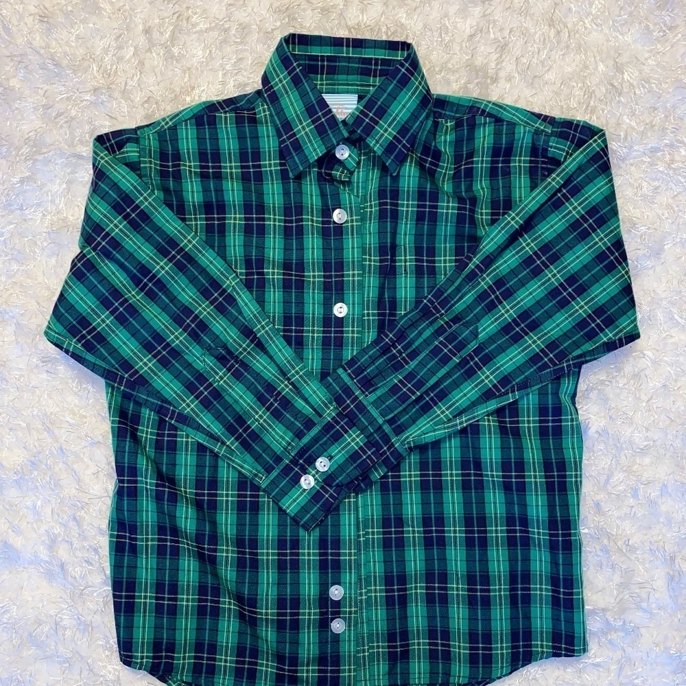 Southern Sunshine boys size 5 button down dress shirt